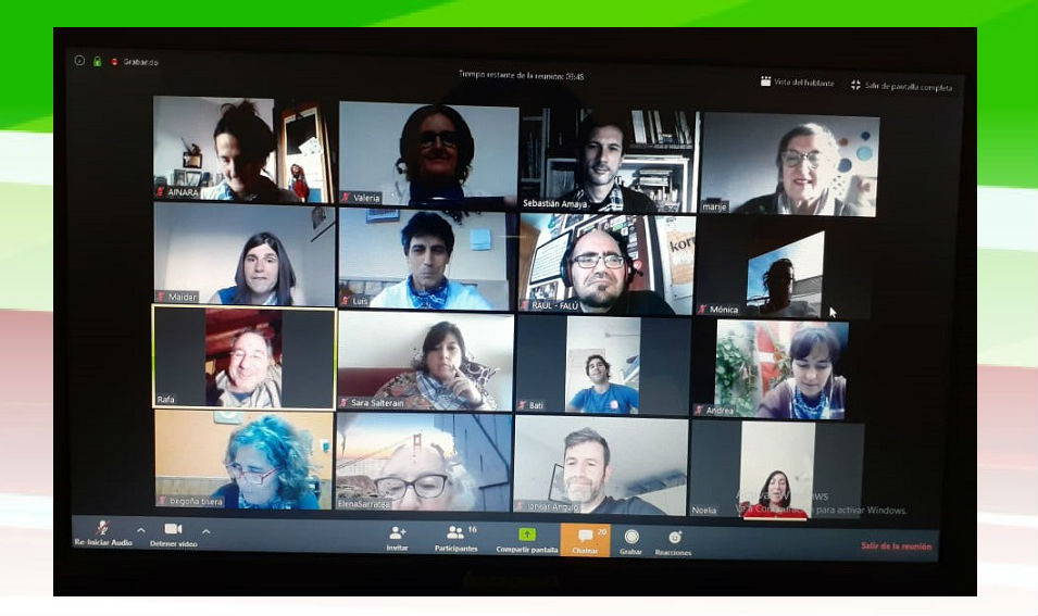 Euskera meeting on Zoom