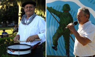 Carlos Miguelena, vicelehendakari del Lagun Onak y presidente del Centro de Ex Combatientes de Pergamino 