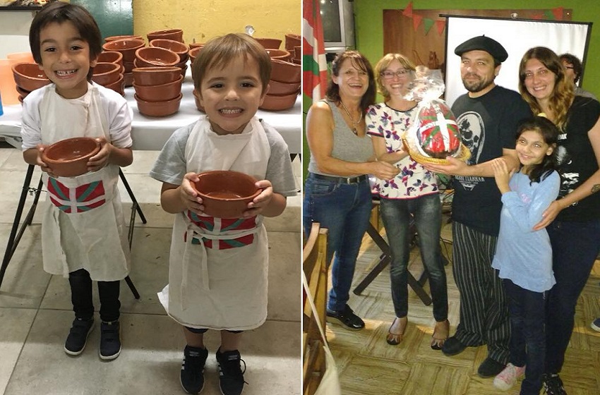 Caras felices de niños y familias