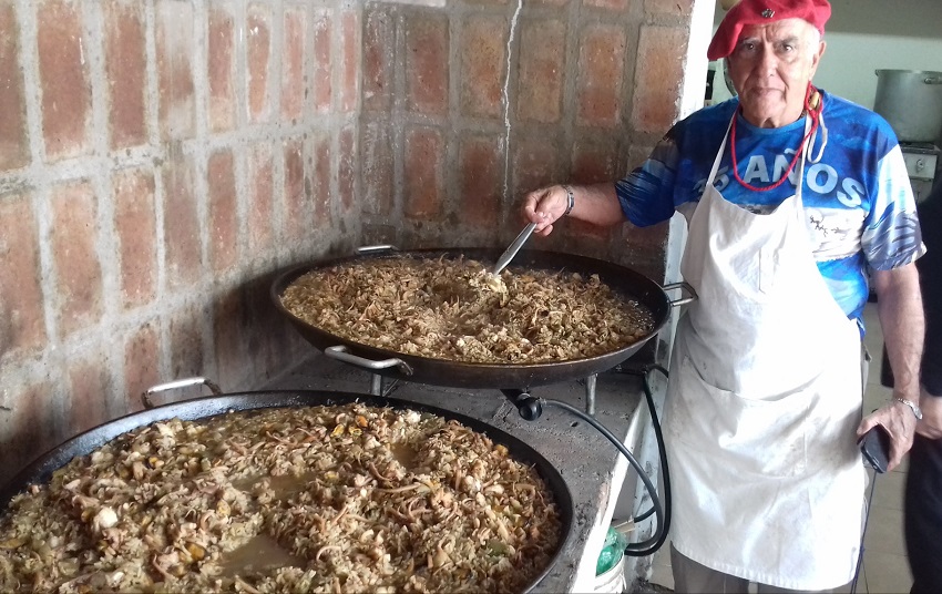 En Córdoba también, paella