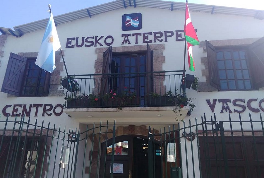 Grants for individuals in dire need are managed by the network of Basque clubs.  Seen here, Eusko Aterpea Basque Club in General Rodriguez