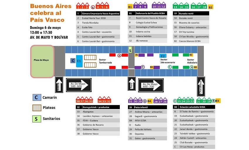 Map of BAC 2018