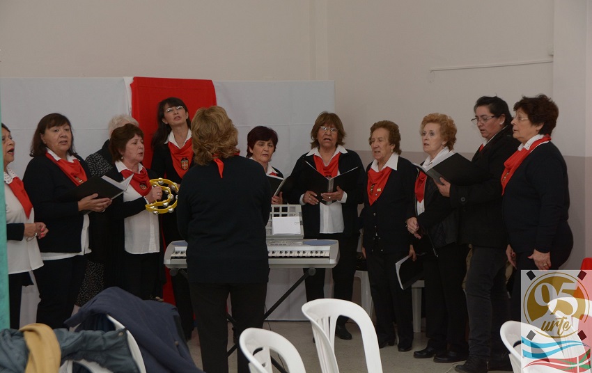 95th Anniversary festivities at the Euskal Echea Association in Comodoro Rivadavia