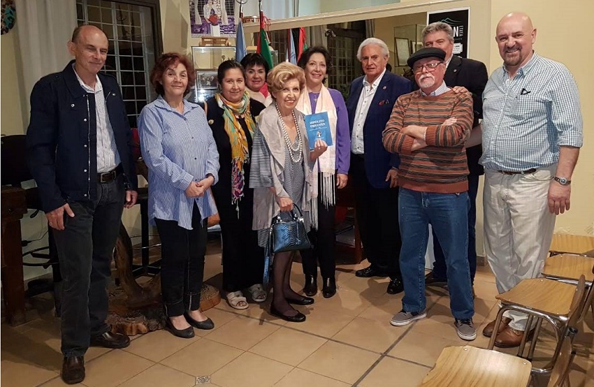 Professor and writer, Cesar Arrondo at the Euskal Etxea in Villa Mercedes, San Luis