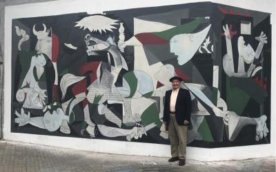 "Guernica' Mural in Montevideo