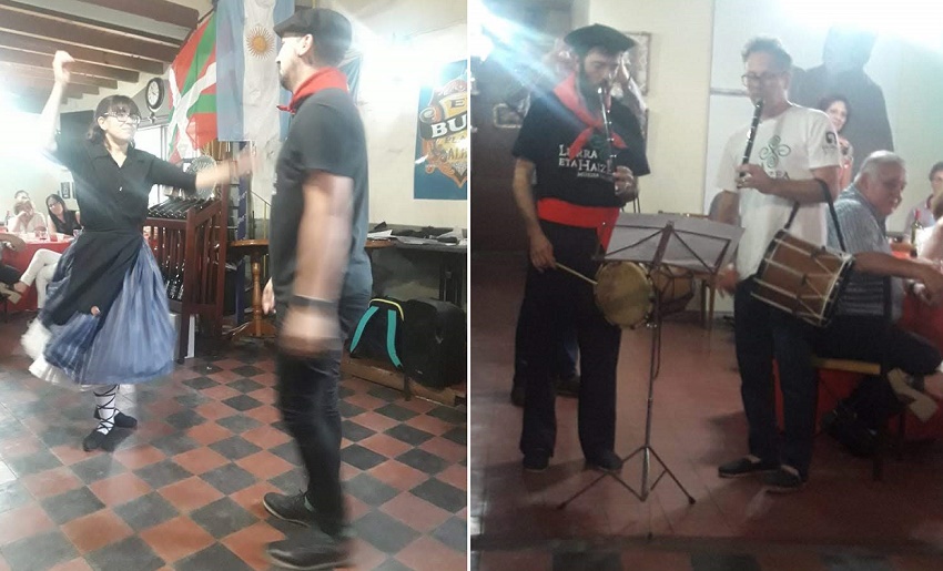 Música y danzas en el almuerzo de Gerora