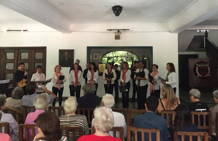 Basque and Catalan choir gathering organized by the Eusko Etxea in Caracas (photo Julen Azpiritxaga Zubizarreta)