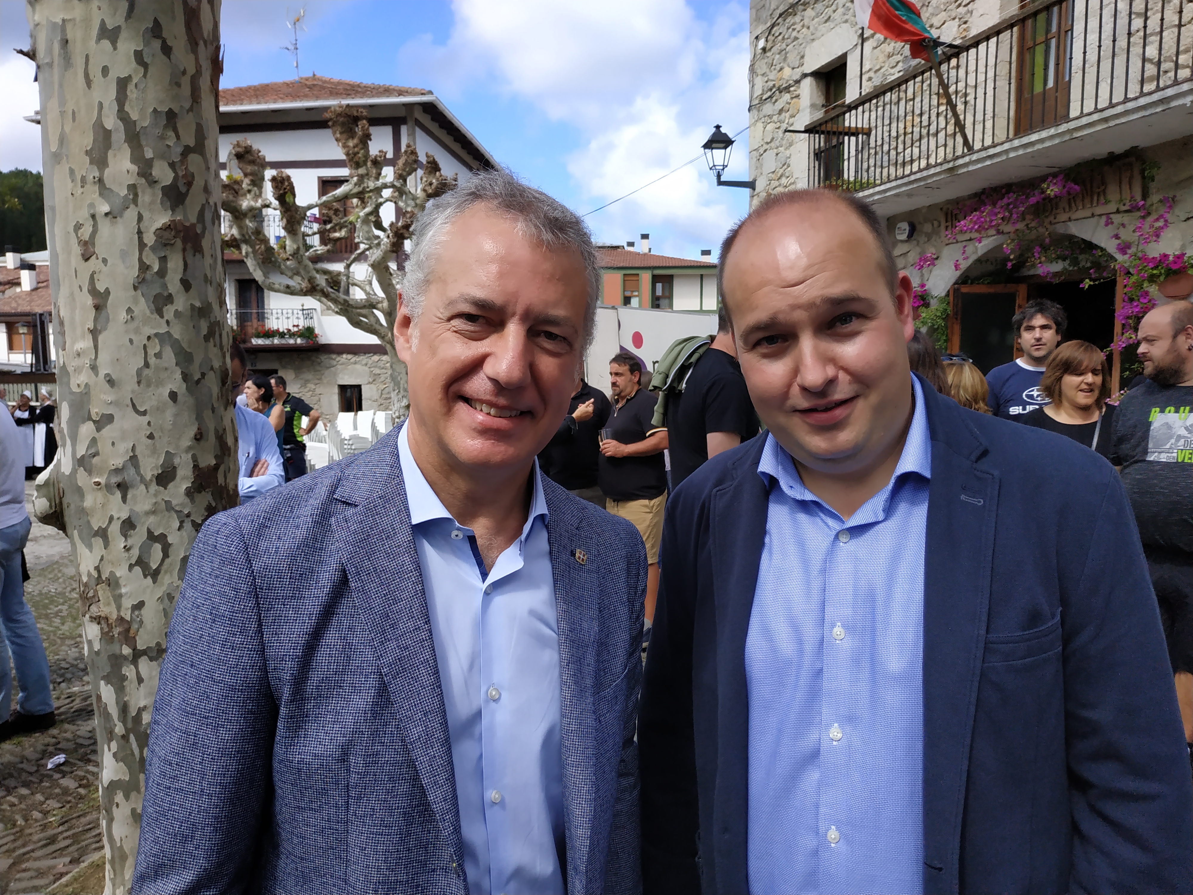 President Urkullu and Gorka Alvarez Aranburu