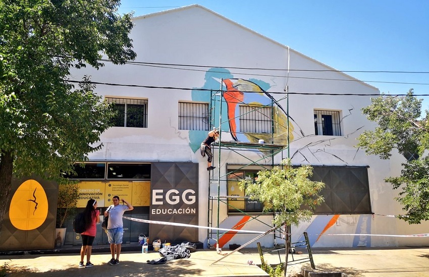 Proceso de realización del mural II