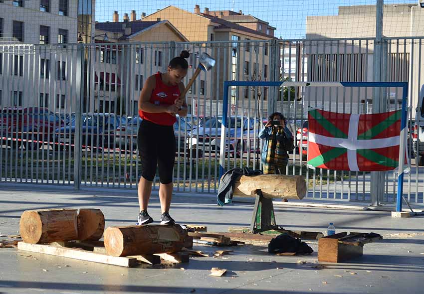 Demostración de aizkolaris