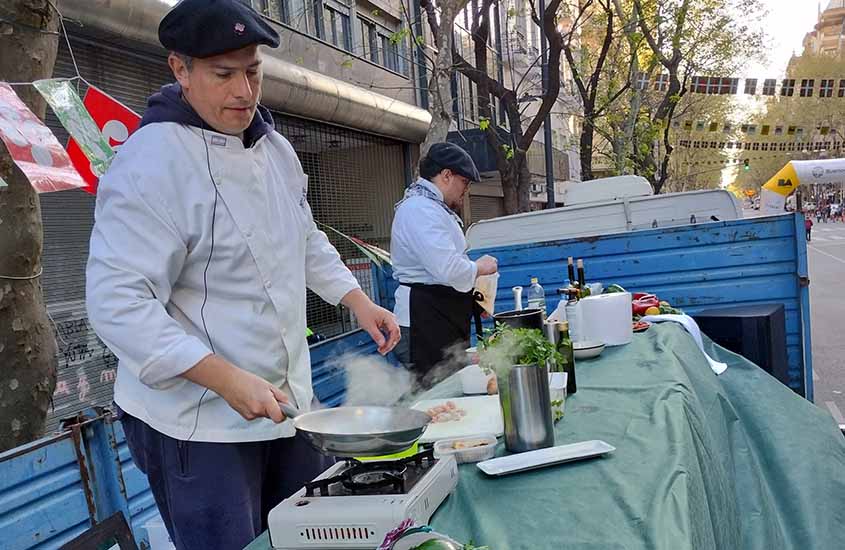 Los cocineros Javier Ibaldo y José Boccardo