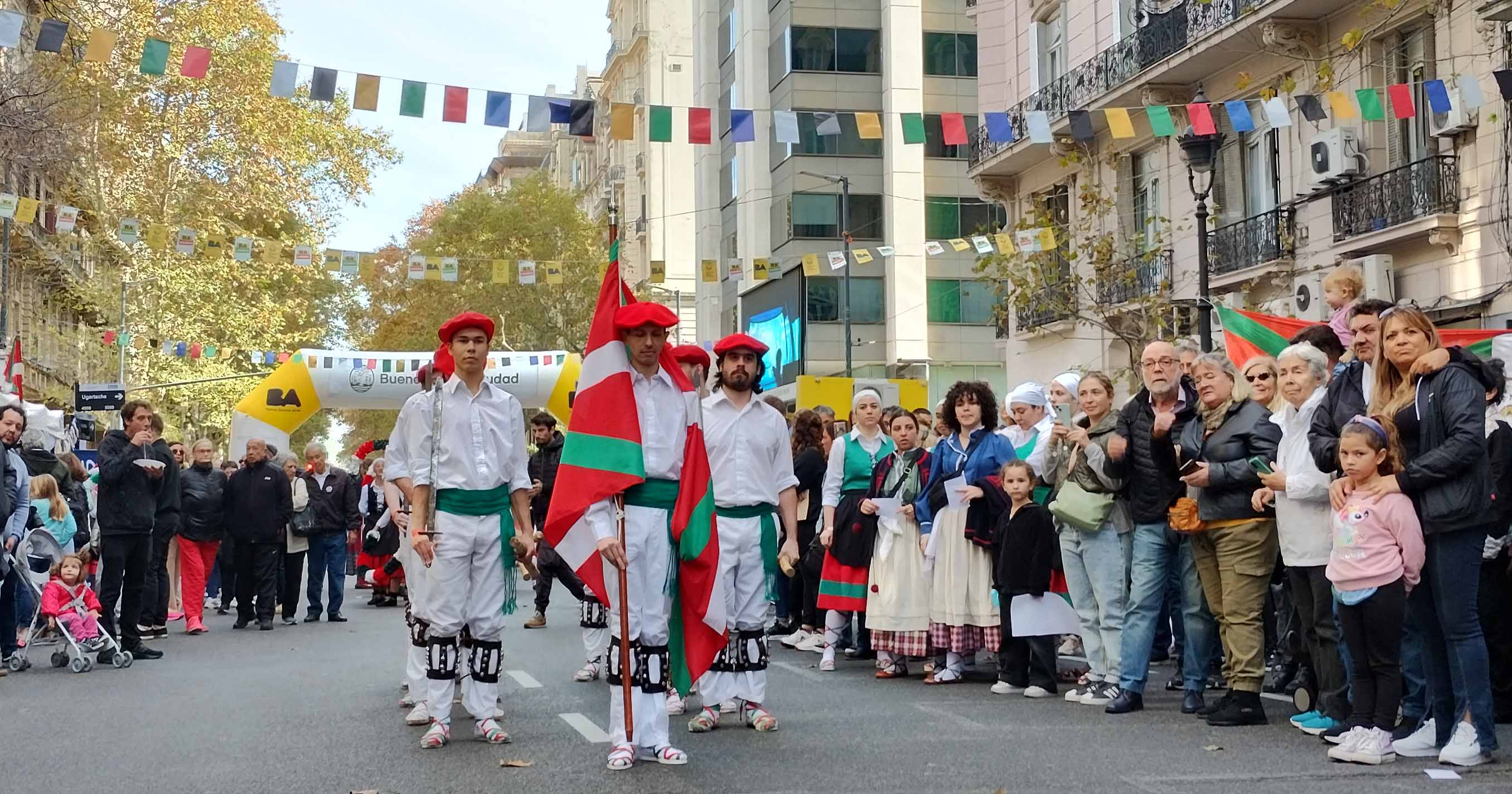 Entrando en la Avenida de Mayo