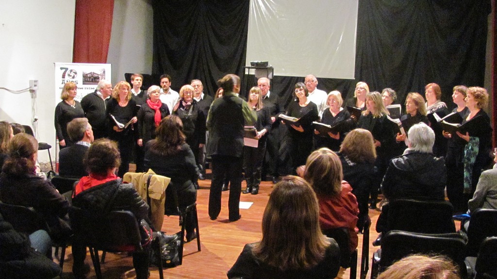 People interested in choral music also had their room in La Plata