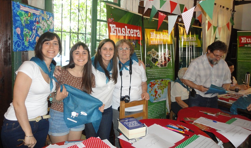 The Euskera Stand was busy all weekend