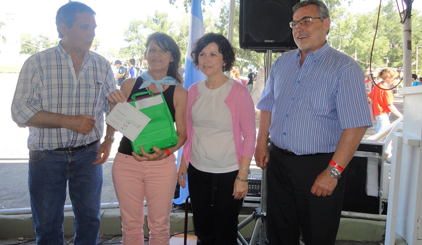 Más ganadores: Irma Biscaichipy del centro Unión Vasca de Bahía Blanca