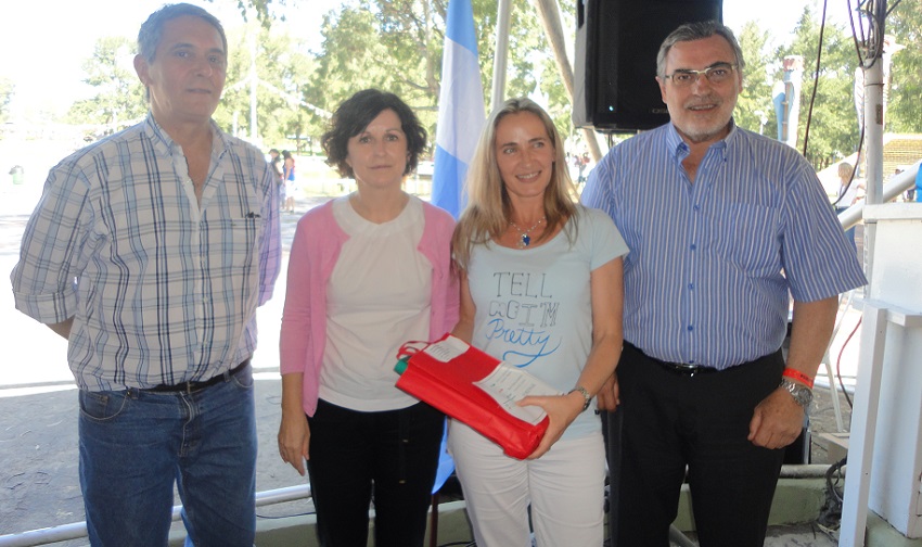 Los irakasles también participaron: la ganadora, Valeria Aramburu, de Tandil