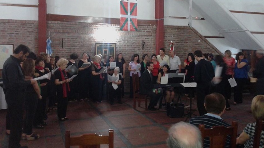 Basque songs at the Basque language celebration