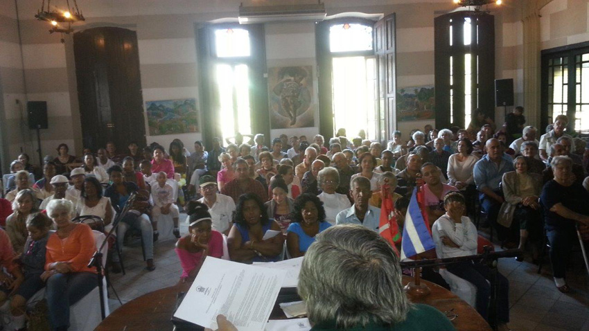 La Euskal Etxea de La Habana realizo su Asamblea General de 2014 con el aforo completo (foto La Habana CV)