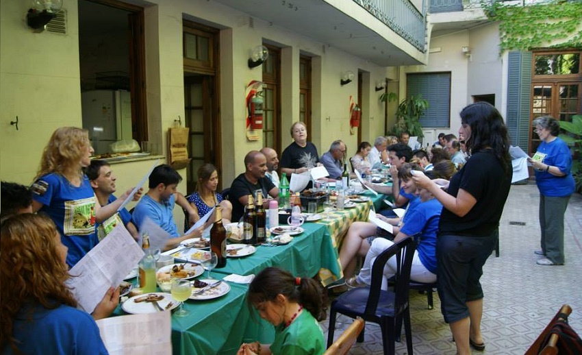 An Argentine BBQ and Basque songs to finish