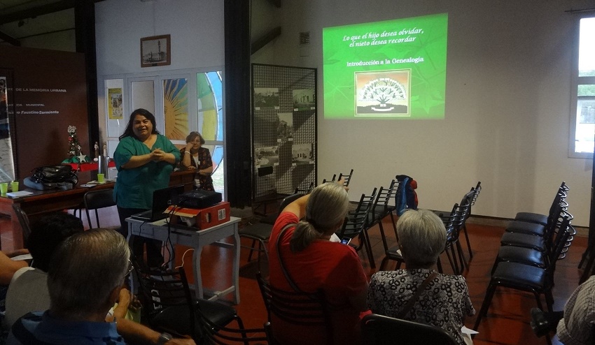 Talk by Laura Nobile at the San Juan Basque club