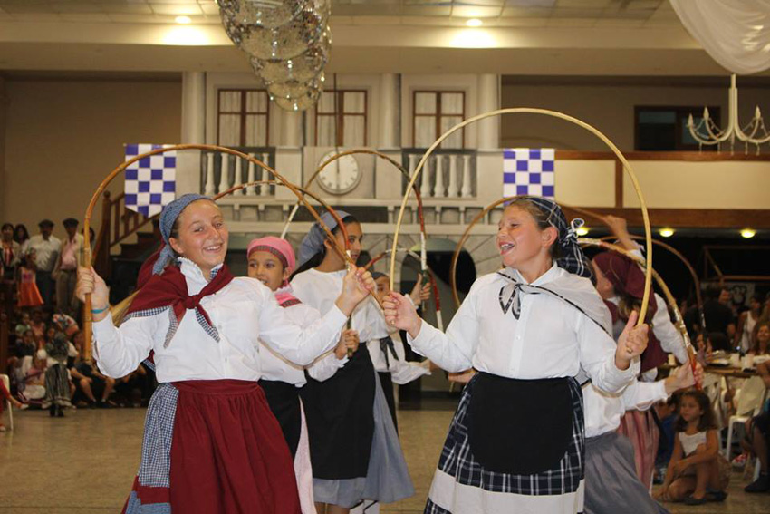 Basque club dancers