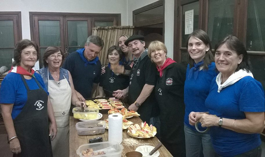 Preparando el Pintxo-Eguna