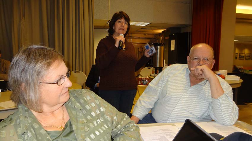 Colorado delegate Mayie with Anita and Bob