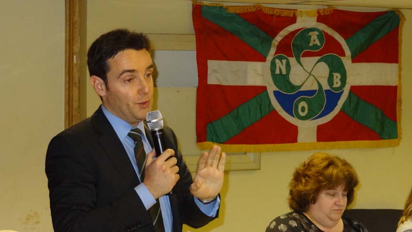 Archive photo of Asier Vallejo, Director of the Basque Community Abroad (photo EuskalKultura.com)