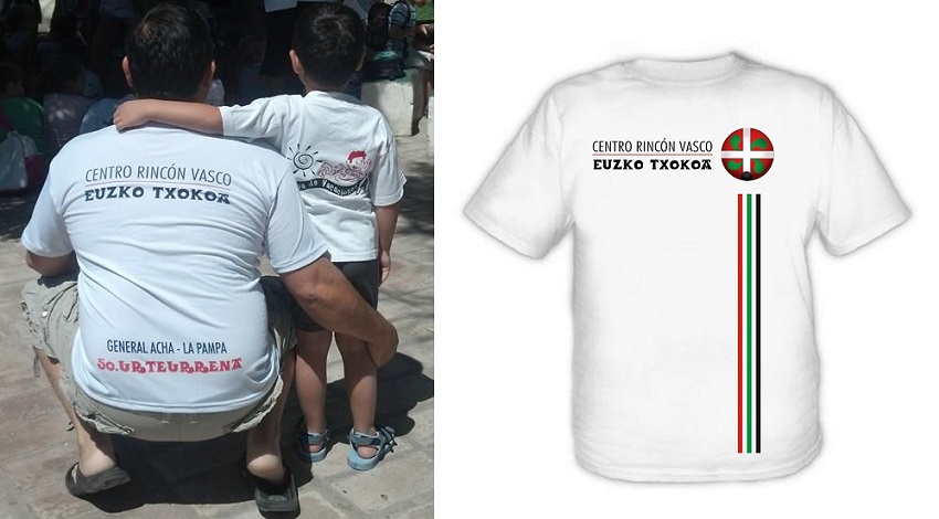 Members of Euzko Txokoa are sporting new t-shirts on its 50th Anniversary (photosEE)