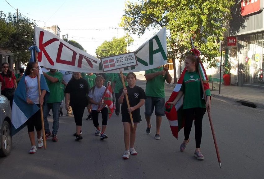 Primera Korrika en Villa María