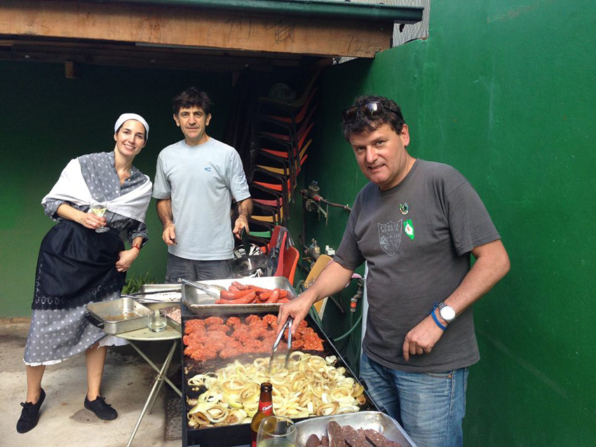 Menú de barbacoa en el Aberri Eguna de Sydney