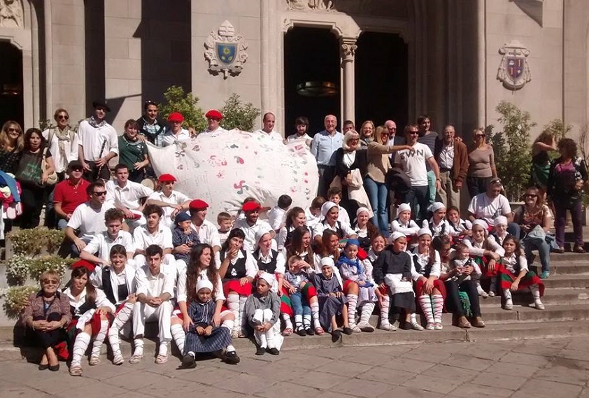 Mar del Plata celebró el Aberri Eguna el pasado 12 de abril (foto EE)