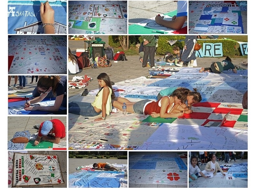 Postcard of the activity that took place last Saturday in La Plata (photosGED)