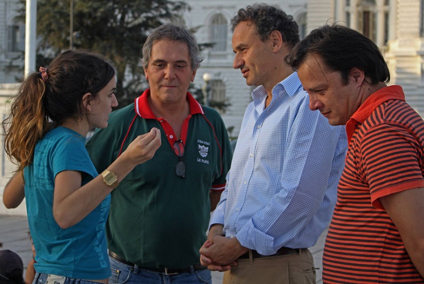 Authorities from the city and the Basque Club