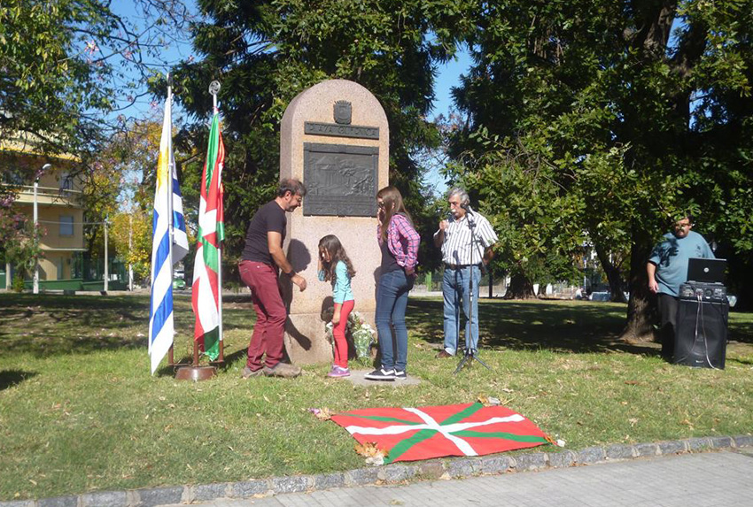 In the Gernika Plaza in Montevideo