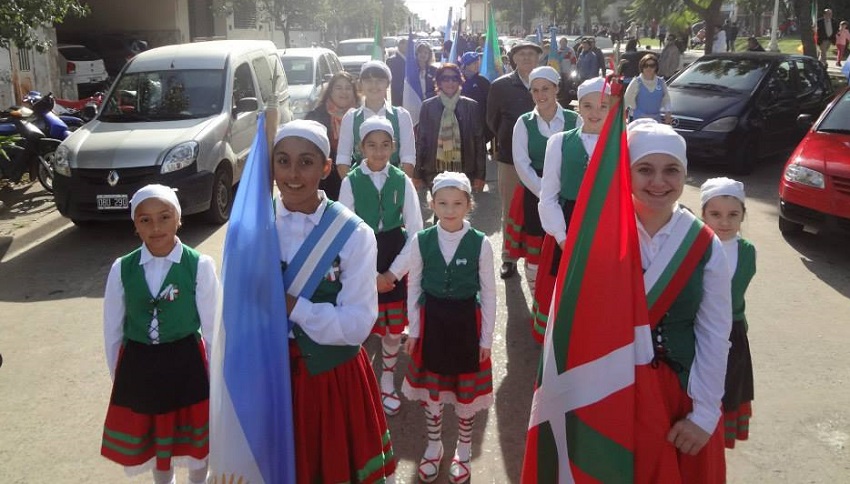 Homeland parade in Arrecifes