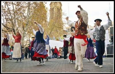 The Ekin Dantzari Taldea at the 2nd Gastronomic Patio in San Fernando (photoEDT)