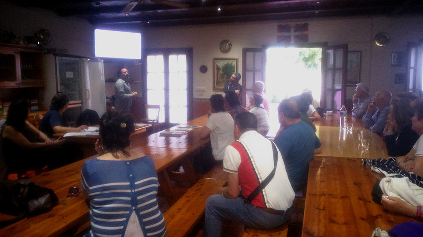 Attendees at the talk on gender violence who followed the three experts with great interest (photoValladolidEE)