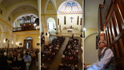 Concert by Fr. Pedro Pascual Barturen at the Cathedral in Posadas (pohtoEE)