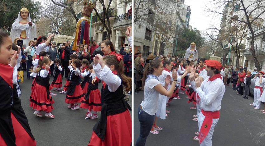 Txupinazo, dancing and giants