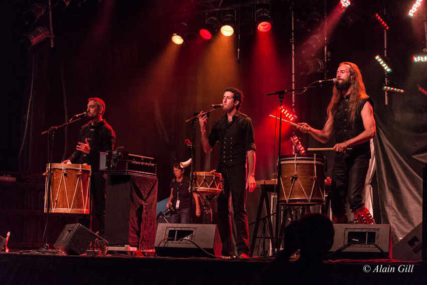 One of Kalakan’s concerts at the Internatioanl Percussion Festival in Montreal (photoAlainGill)