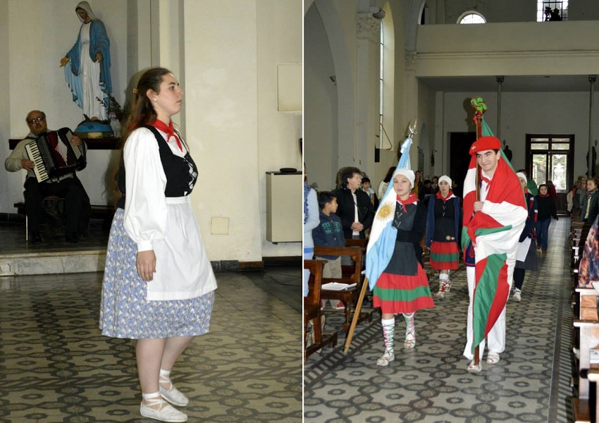 In Maipu, mass in honor of San Fermin