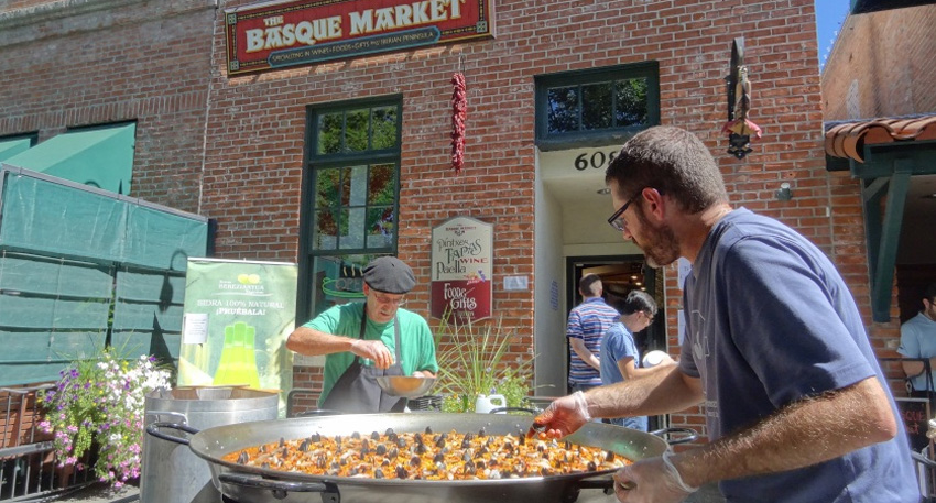 Paella in the Basque Block