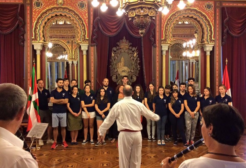 At the Town Hall in Bilbao