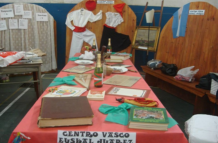 Euskal Juarez's booth at the local Immifrant's festival