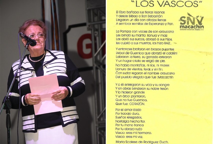 Poesía para los vascos de Macachín