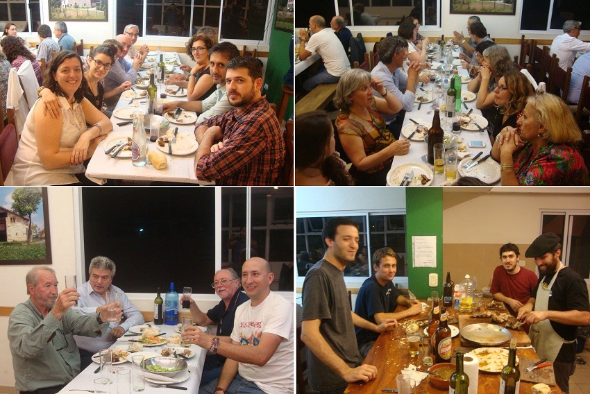 Cena en la Euskal Etxea