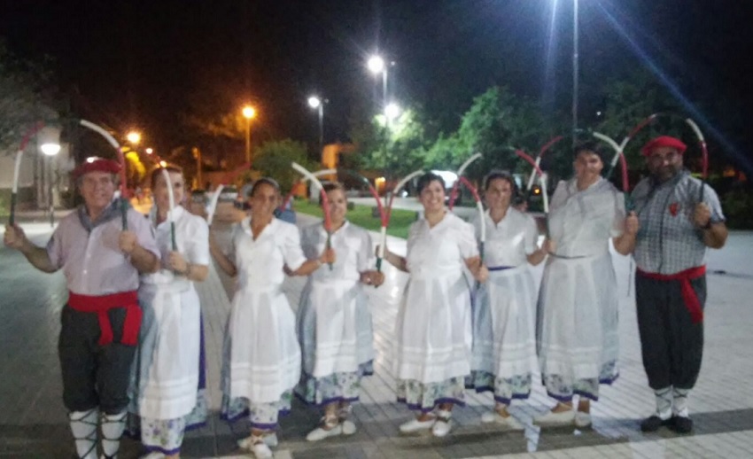 Adult dancers from Jai Alai