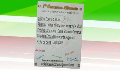 Comahueko Euskal Etxearen Euskal Herriari buruzko I. Ipuin Lehiaketa