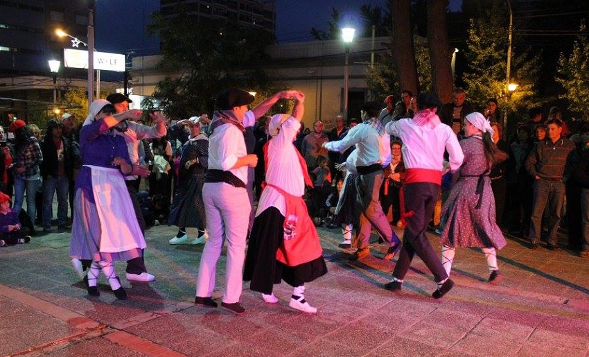 Dancing and typical costumes